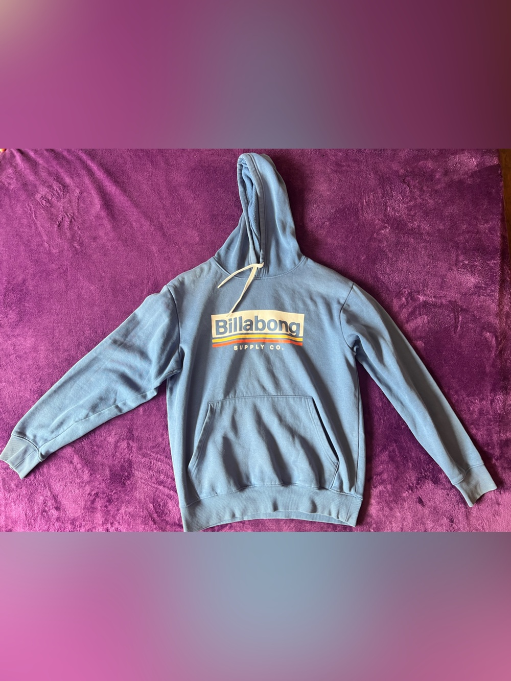Billabong Sky Blue Logo Pullover